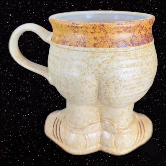 Pottery Craft Compton California Handcrafted Stoneware PANTS Mug USA CERAMIC - Picture 2 of 11